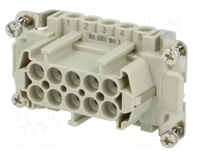 Conector HDC hembra CNE PIN 10+PE 57.27 16A 500V ILME. Mod. CNEF10T-14251.jpg