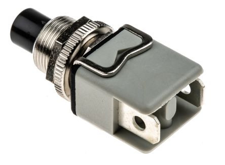 Pulsador para panel 12mm negro 1 polo APEM. Mod. PS13BBK-12286.jpg