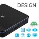 TV Box Smart TV Android 9.1 4K + Teclado inalámbrico 4GB 32GB Biwond. Mod. BW0042