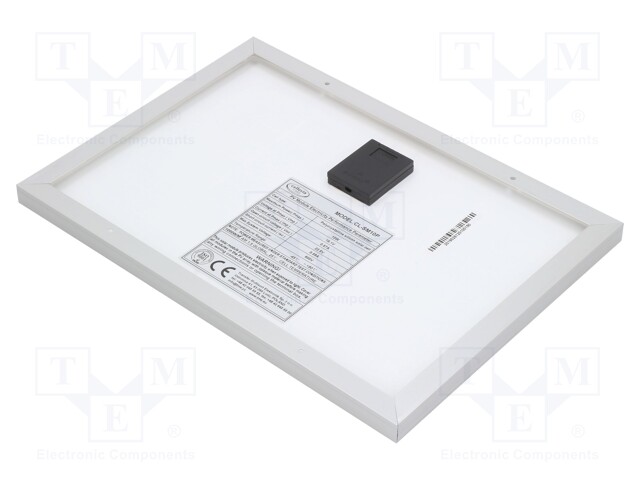 Panel solar policristalino 12V 10W 354x251x17mm. Mod. CL-SM10P