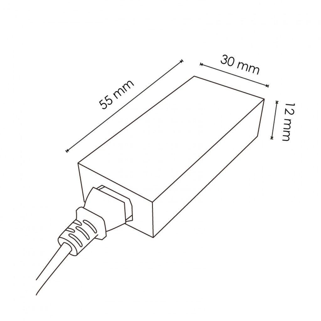 Adaptador de Corriente Para Tiras Led 12Vdc 60W. Mod. LM6032
