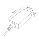 Adaptador de Corriente Para Tiras Led 12Vdc 60W. Mod. LM6032