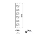Tira de Led 24V Dc Smd3535 Serie Clasic Ip20 Rgb 204 Led/m - 5 Metros. Mod. LM2398
