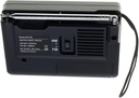 Radio portátil negro AM FM Sanyo. Mod. KS106BLK