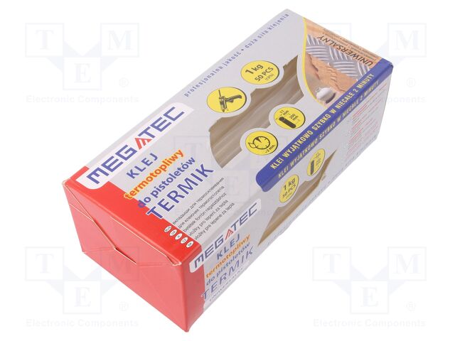 Barra de pegamento termofusible transparente Ø11mm 200mm. Mod. MEGKKN10510119