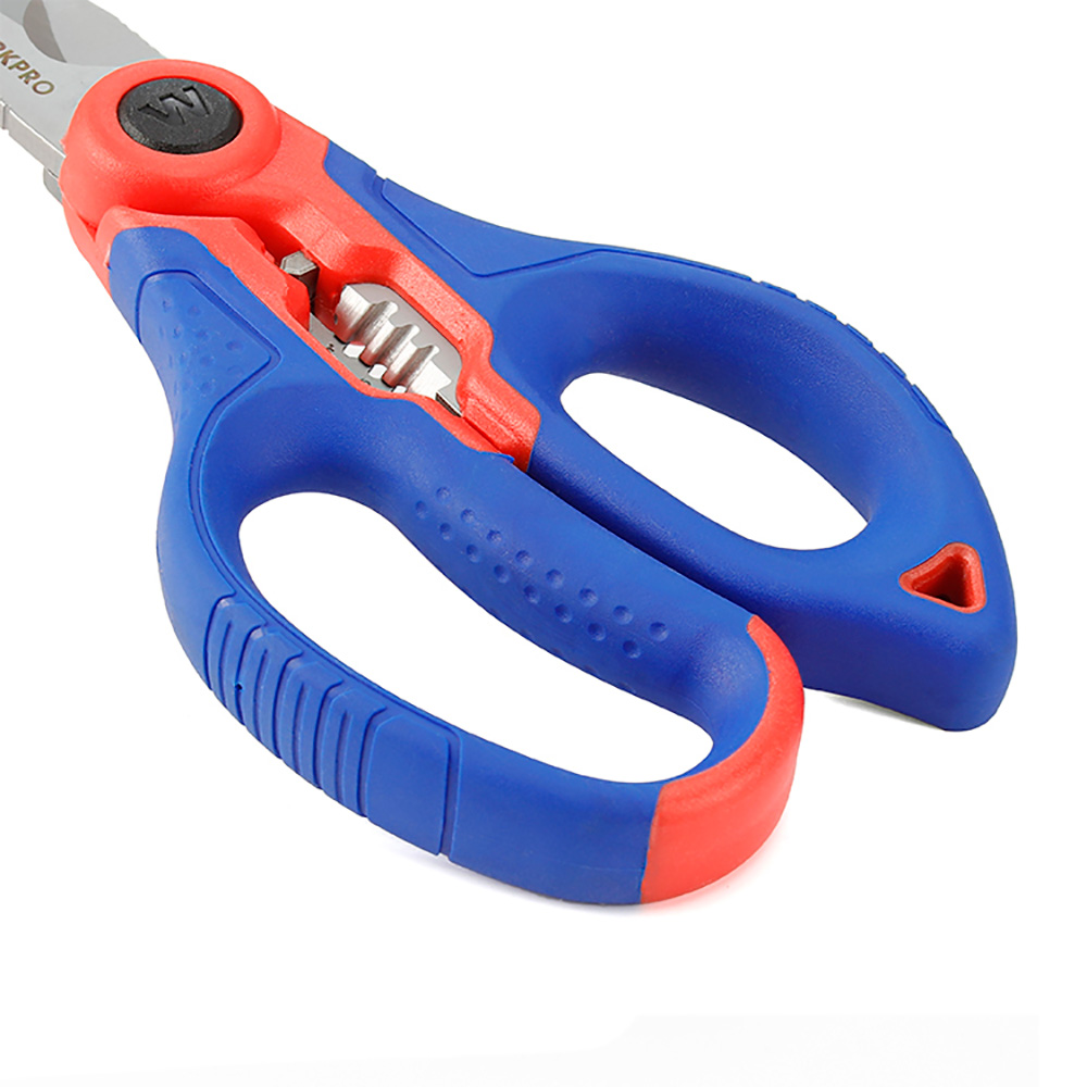 Tijeras electricista acero con muesca. Mod. FE5