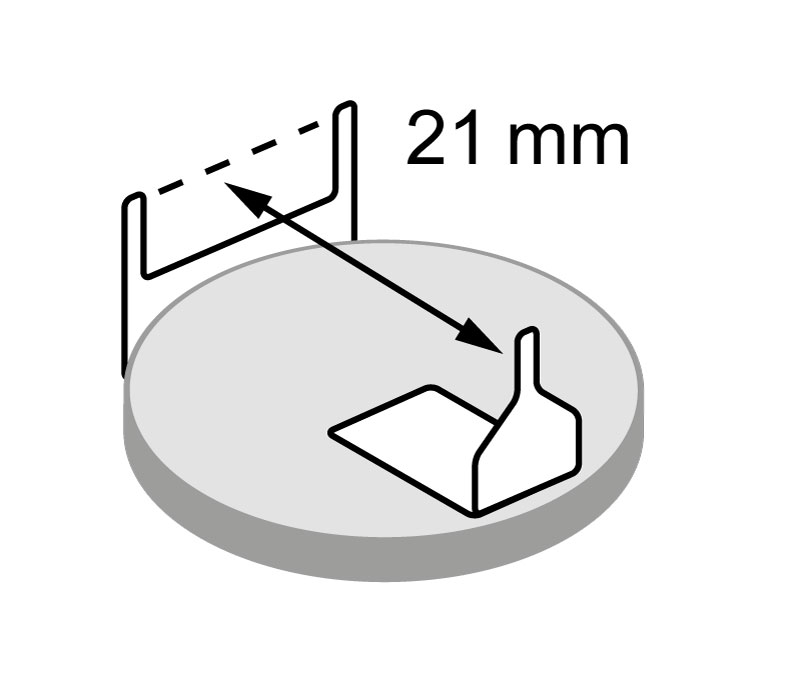 Pila botón litio 3V 550mah soldar CI. Mod. CR2450H
