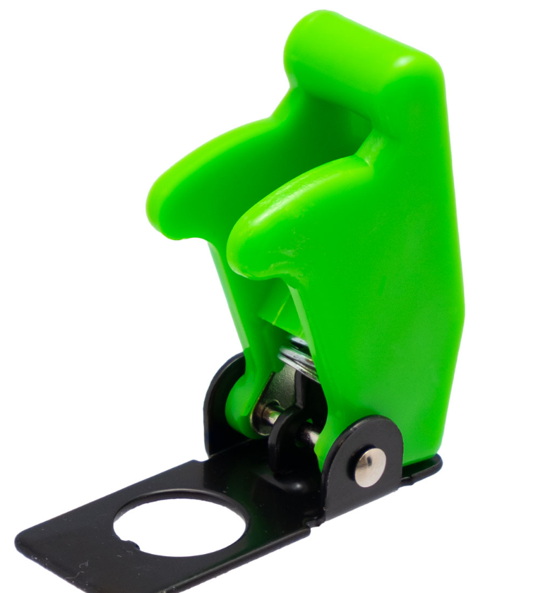 Tapa seguridad para interruptor palanca verde. Mod. 4259V