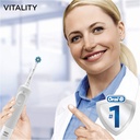 Cepillo de dientes Oral B Vitality D170 de Braun color blanco. Mod. D1004231CAWH