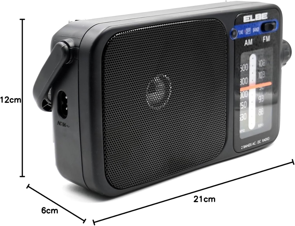 Radio FM analógica Denver. Mod. TR-41C