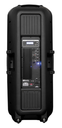 Caja activa. 2x15" woofer + driver 1.3". Amplif. 500W. USB/SD. Mod. MBS 1215/2A