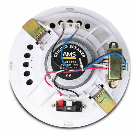 Altavoz de techo (5W/10W) Línea 100V. Woofer de 6.5 pulgadas full range. Mod. AMT 6 ESP