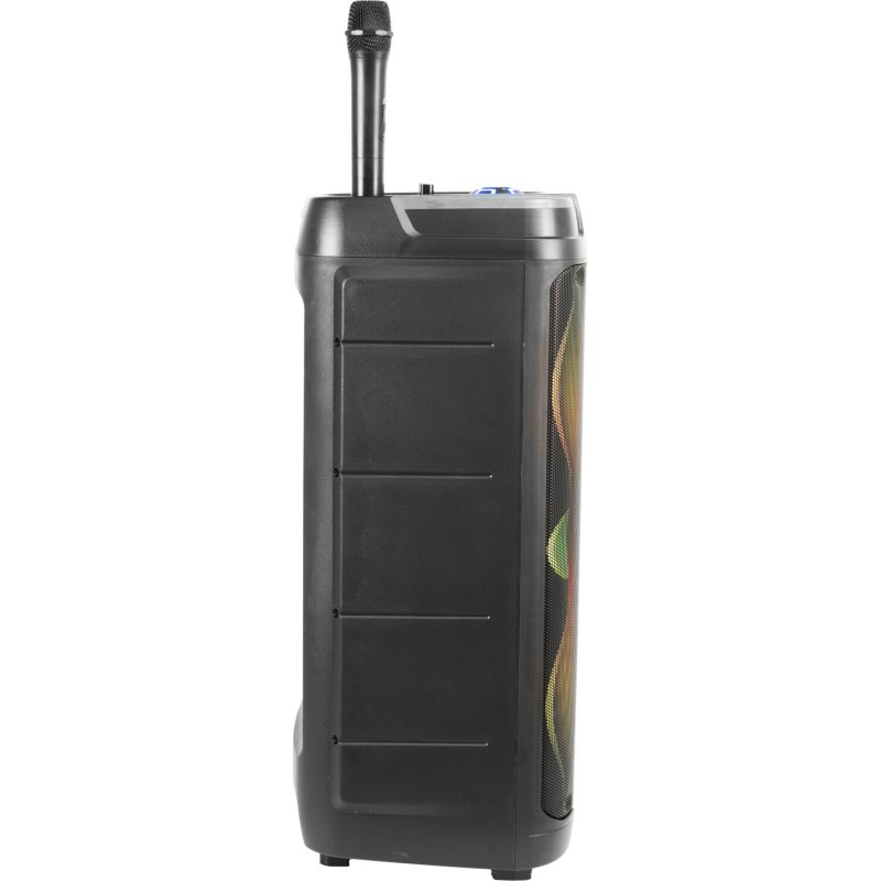 Altavoz activo 2x10" BT 2 MICROS 1000W Ibiza Sound. Mod. COLUMBA-KARAOKE