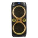 Altavoz activo 2x10" BT 2 MICROS 1000W Ibiza Sound. Mod. COLUMBA-KARAOKE