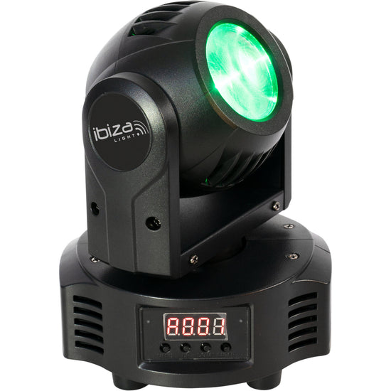 Doble cabeza móvil 2 en 1 Ibiza Light & Sound. Mod. MH-BEAM-WASH