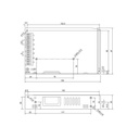 Fuente alimentación industrial 12V 150W 12.5A Mean Well. Mod. LRS-150-12