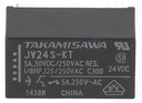 Relé electromagnético 24VDC 1cto 5A 250VAC. Mod. JV-24S-KT