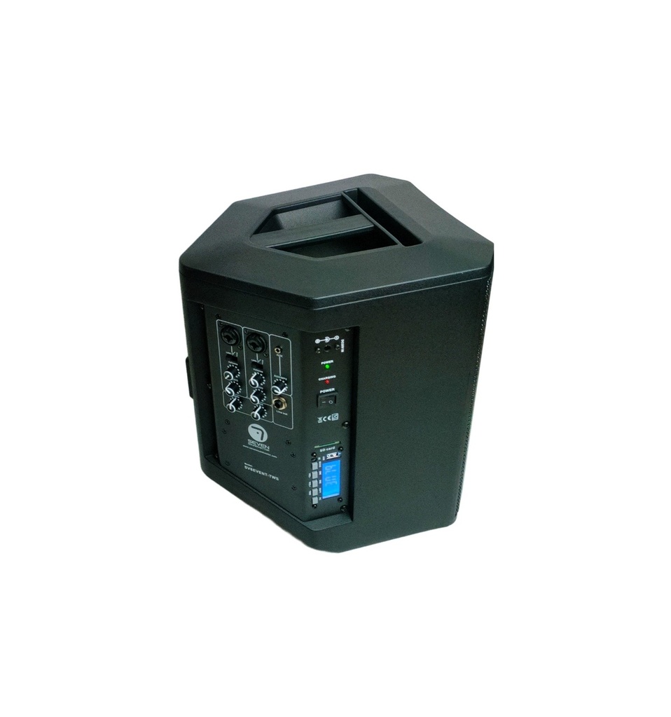 Altavoz portátil con batería 8" 200W Bluetooth USB. Mod. SV8EVENT-TWS
