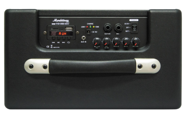 Altavoz batería amplificador guitarra Bluetooth. Mod. MGB 110 USB BAT