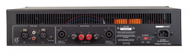 Amplificador audio. 2 x 360 W @ 4 Ohm AMS. Mod. AP362