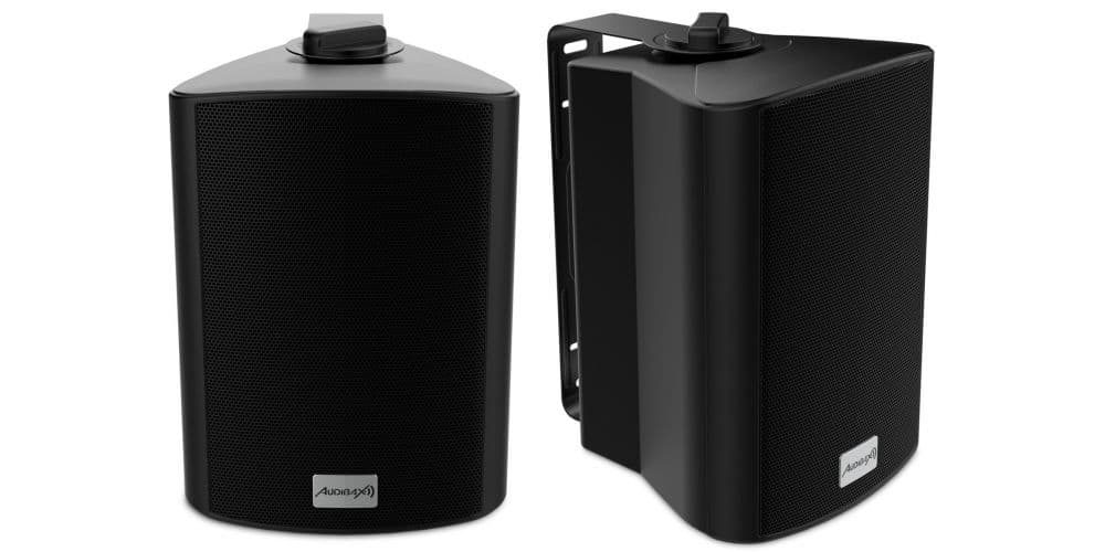 Pareja de altavoces activos negros 40W+40W Audibax. Mod. PR-62 A