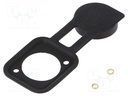Junta de tomacorriente com tapa contra el polvo XLR RJ45. Mod. CP299802