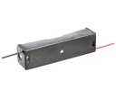 Portapila bartería litio 18650 3.7V c/ cable. Mod. POR038