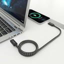 Cable USB AISENS A156-0868 USB4 40Gbps Tipo-C 240W 1.5m Negro. Mod. A156-0868