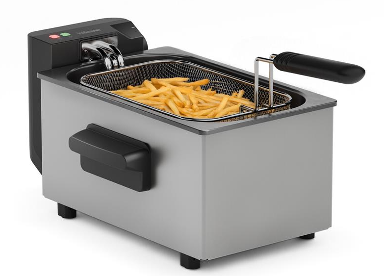 Freidora aceite acero inox 3 litros Tristar. Mod. FR-9338