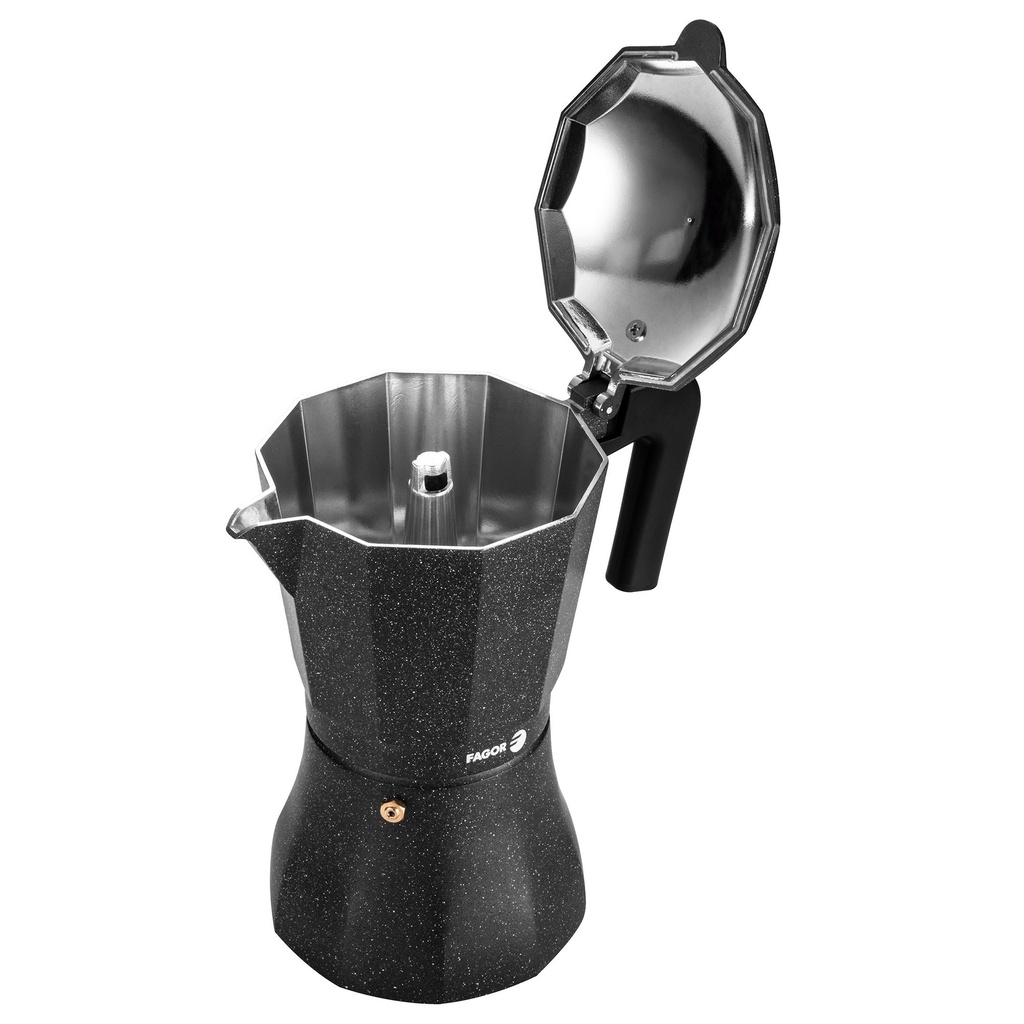 Cafetera Italiana 12 tazas aluminio Fagor. Mod. 81CFFGATI12