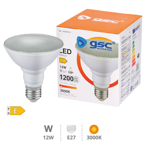 Lámpara Led A80 Aluminio y Termoplástico E27 24W 6000K. Mod. 200620019