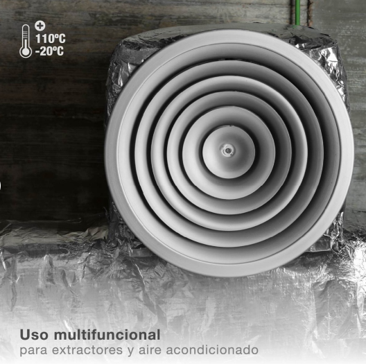 Cinta multiusos de Aluminio 50mm 10M. Mod. 004102262