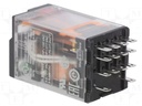 Relé electromagnético 48VAC 4PDT 6A Schneider. Mod. RXM4AB2E7