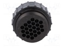 Conector redondo 24 pin hembra sin contactos CPC. Mod. CPC-206837-1
