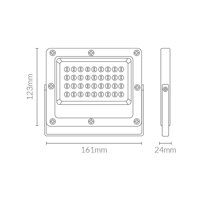 Foco proyector LED SMD Kado 30W 3000K 3480lm Ip65. Mod. 553030WW