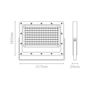 Foco proyector LED SMD Kado 100W 5700K 12000lm Ip65. Mod. 5510030CW