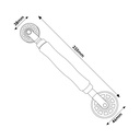 Rodillo roldana para colocación tira led. Mod. LM0010A