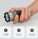 Linterna de mano 8 LEDs 30W. Mod. 201825018