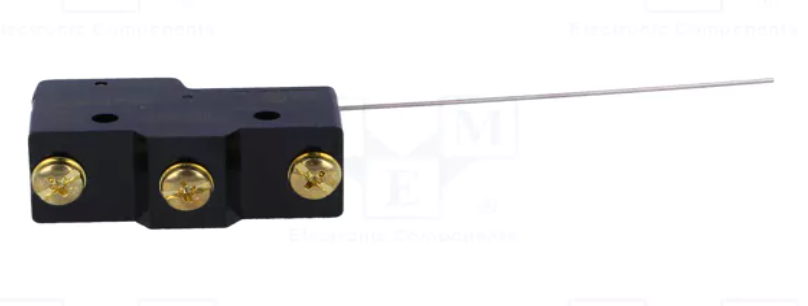 Microconmutador final carrera palanca fina 20A/250VAC. Mod. Z15G1705