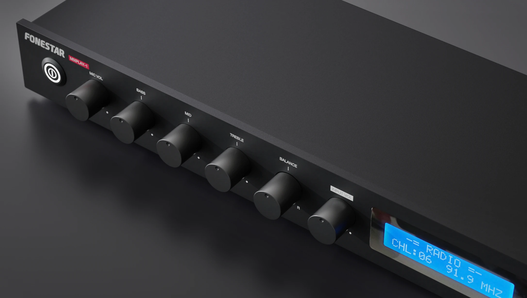 Reproductor Bluetooth®/USB/FM con función grabador y mezclador Fonestar. Mod. MIXPLAY-1