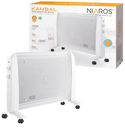 Radiador de mica Kambal Máx. 1500W Blanco. Mod. 301015010
