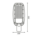 Farola Led Serie Harlem 100W - Dsc 5000K. Mod. LM6554