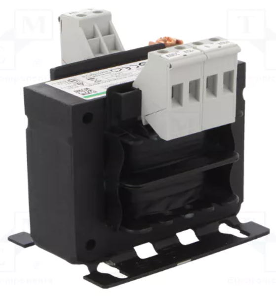 Transformador 230VAC a 24VAC 40VA bornas Schneider. Mod. ABT7ESM004B