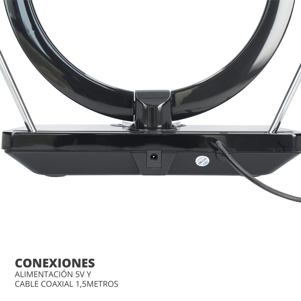 Antena de TV interior amplificada 45dB TME. Mod. TMANT014