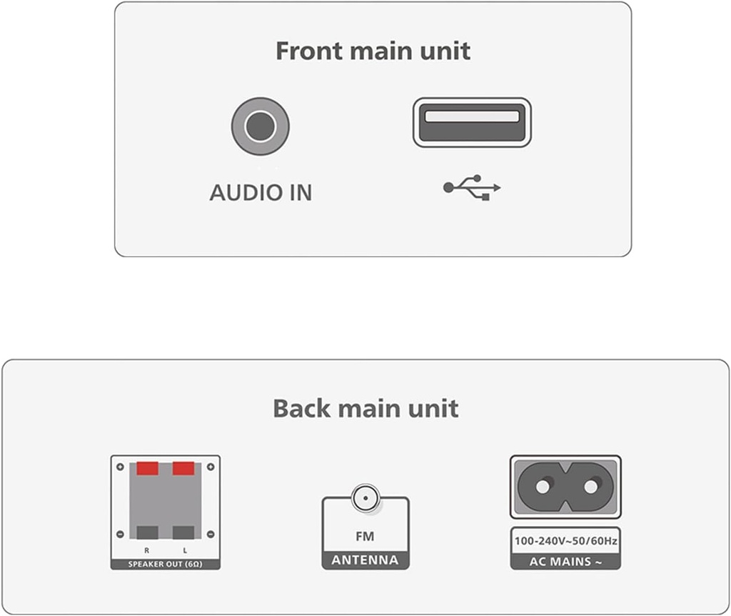 Microcadena (FM, CD, MP3, USB) Philips MCM2300/12 -
