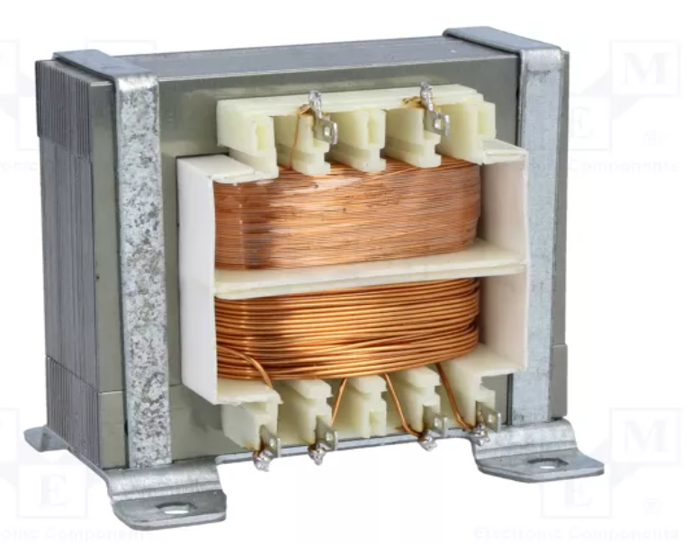 Transformador 230V salida simétrica 2X12V 2X1.05A. Mod. TS25/026