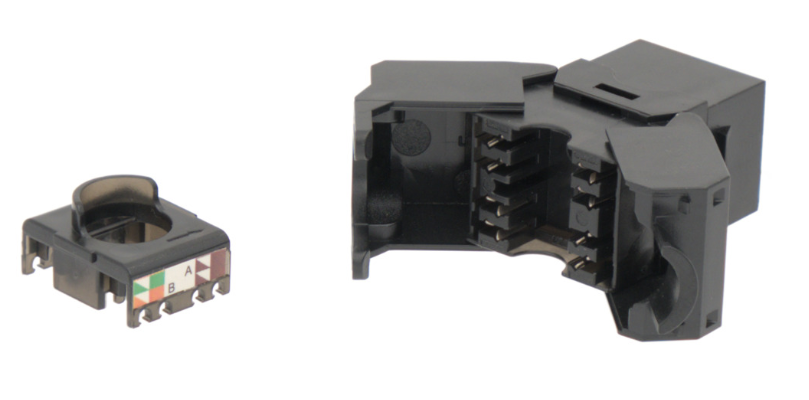 Conector toma Rj45 cat6 UTP Keystone. Mod. 0075N