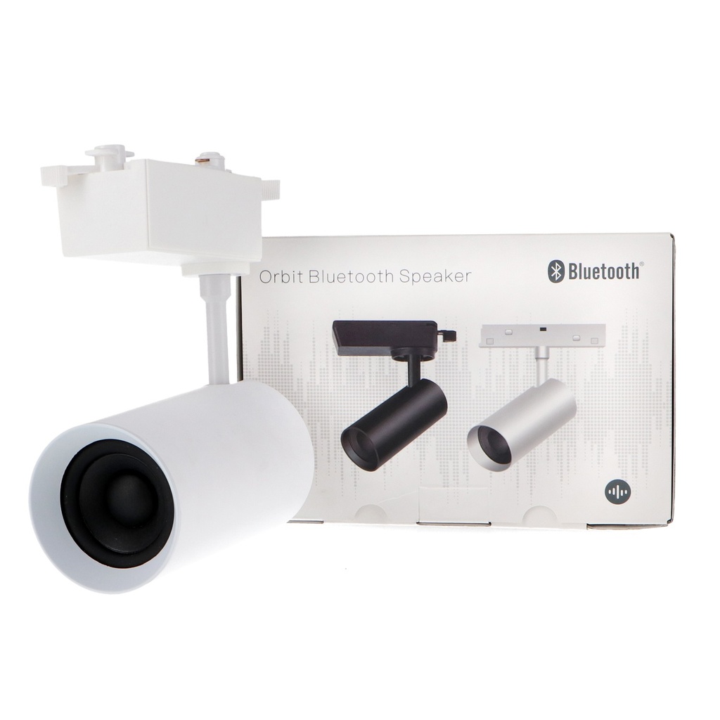 Altavoz Bluetooth Para Carril Blanco Monofásico 30W. Mod. LM3033