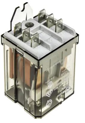 Relé electromagnético de potencia 2xNO 230VAC Finder. Mod. 62.82.8.230