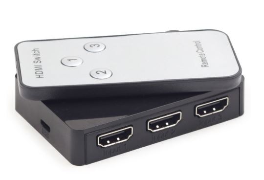 Adaptador switch HDMI 3E  a 1S. Mod. RM-301